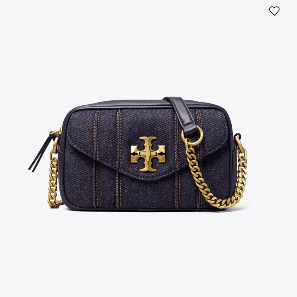 Tory Burch Kira Denim Mini Camera Bag